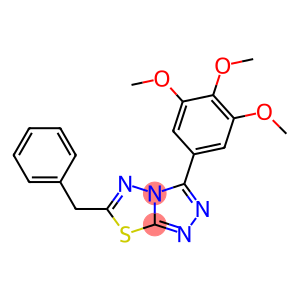 6-benzyl-3-(3,4,5-trimethoxyphenyl)[1,2,4]triazolo[3,4-b][1,3,4]thiadiazole