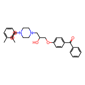 (4-{3-[4-(2,3-dimethylphenyl)-1-piperazinyl]-2-hydroxypropoxy}phenyl)(phenyl)methanone