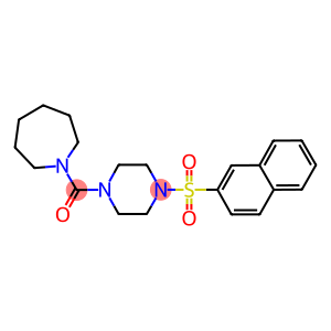 1-{[4-(2-naphthylsulfonyl)-1-piperazinyl]carbonyl}azepane