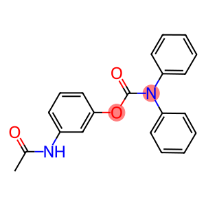 3-(acetylamino)phenyl diphenylcarbamate