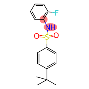 4-tert-butyl-N-(2-fluorophenyl)benzenesulfonamide