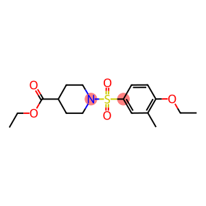 ethyl 1-[(4-ethoxy-3-methylphenyl)sulfonyl]-4-piperidinecarboxylate