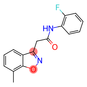N-(2-fluorophenyl)-2-(7-methyl-1,2-benzisoxazol-3-yl)acetamide