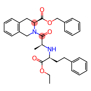 2-[[1-(2-isoquinolin-2-iumyl)-1-oxopropan-2-yl]amino]-4-phenylbutanoic acid ethyl ester