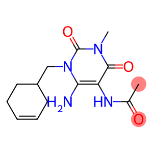 Acetamide,  N-[6-amino-1-(3-cyclohexen-1-ylmethyl)-1,2,3,4-tetrahydro-3-methyl-2,4-dioxo-5-pyrimidinyl]-