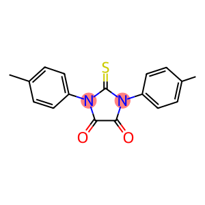 1,3-bis(4-methylphenyl)-2-thioxoimidazolidine-4,5-dione