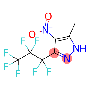 3-HEPTAFLUOROPROPYL-5-METHYL-4-NITROPYRAZOLE