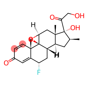 9beta,11beta-epoxy-6alpha-fluoro-17,21-dihydroxy-16beta-methylpregna-1,4-diene-3,20-dione