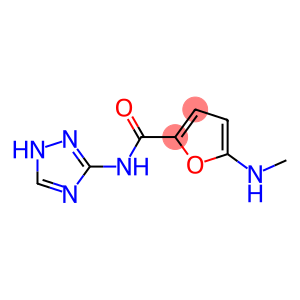 2-Furancarboxamide,  5-(methylamino)-N-1H-1,2,4-triazol-3-yl-  (9CI)