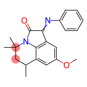 (1E)-8-METHOXY-4,4,6-TRIMETHYL-1-(PHENYLIMINO)-5,6-DIHYDRO-4H-PYRROLO[3,2,1-IJ]QUINOLIN-2(1H)-ONE