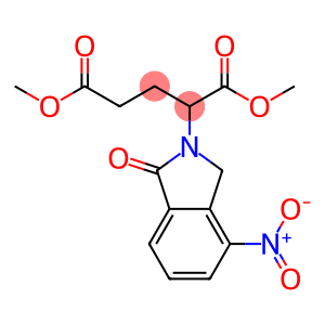 2-(4-nitro-1-oxo-1,3-dihydroisoindol-2-yl)glutaric acid dimethyl ester