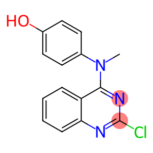 2-chloro-N-(4-hydroxyphenyl)-N-methylquinazolin-4-amine