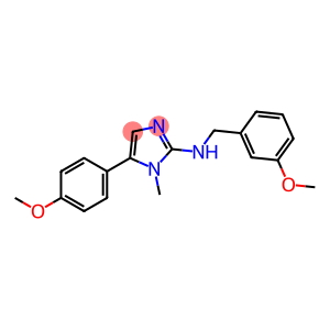 1H-Imidazol-2-amine, 5-(4-methoxyphenyl)-N-[(3-methoxyphenyl)methyl]-1-methyl-