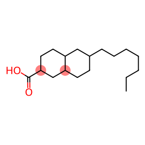 6-HEPTYLDECAHYDRONAPHTHALENE-2-CARBOXYLIC ACID