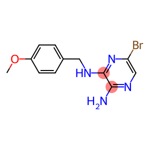 5-BROMO-3-[(4-METHOXYBENZYL)AMINO]PYRAZIN-2-AMINE