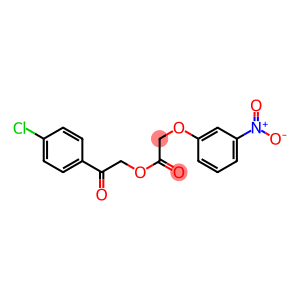 Acetic acid, (3-nitrophenoxy)-, 2-(4-chlorophenyl)-2-oxoethyl ester