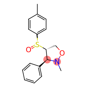 Isoxazolidine, 2-methyl-4-[(R)-(4-methylphenyl)sulfinyl]-3-phenyl-, (3S,4S)-