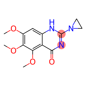 4(1H)-Quinazolinone, 2-(1-aziridinyl)-5,6,7-trimethoxy-