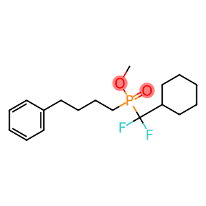 Phosphinic acid, (cyclohexyldifluoromethyl)(4-phenylbutyl)-, methyl ester