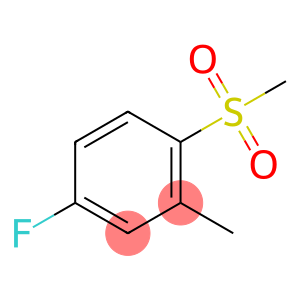 4-Fluoro-2-methyl-1-(methylsulphonyl)benzene