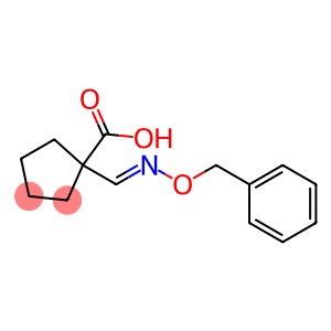 Cyclopentanecarboxylic acid, 1-[[(phenylmethoxy)imino]methyl]-