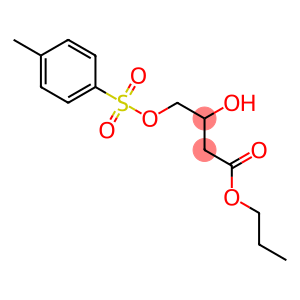 Butanoic acid, 3-hydroxy-4-[[(4-methylphenyl)sulfonyl]oxy]-, propyl ester