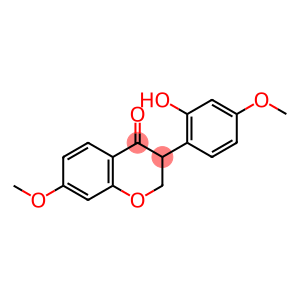 23-Dihydro-3-(2-hydroxy-4-methoxyphenyl)-7-methoxy-4H-1-benzopyran-4-one