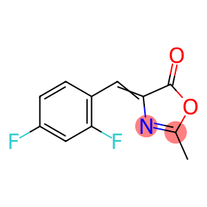 5(4H)-Oxazolone, 4-[(2,4-difluorophenyl)methylene]-2-methyl-