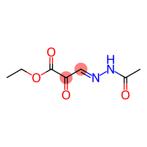 Propanoic  acid,  3-(acetylhydrazono)-2-oxo-,  ethyl  ester  (9CI)