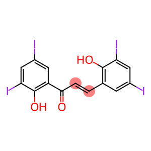 2-Propen-1-one, 1,3-bis(2-hydroxy-3,5-diiodophenyl)-