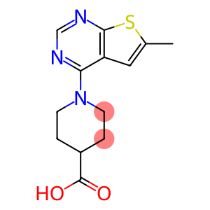 1-(6-METHYL-THIENO[2,3-D]PYRIMIDIN-4-YL)-PIPERIDINE-4-CARBOXYLIC ACID