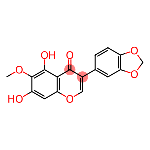 3-(Benzo[d][1,3]dioxol-5-yl)-5,7-dihydroxy-6-methoxy-4H-chromen-4-one