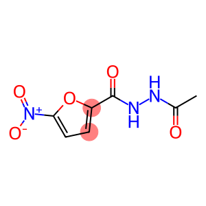 2-Furancarboxylic acid, 5-nitro-, 2-acetylhydrazide