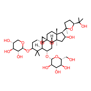 beta-D-Glucopyranoside, (3beta,6alpha,16beta,24R)-20,24-epoxy-16,25-dihydroxy-3-(beta-D-xylopyranosyloxy)-9,19-cyclolanostan-6-yl