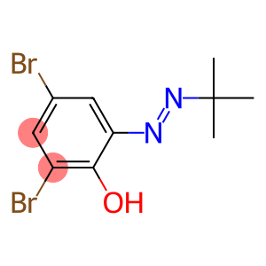 Phenol, 2,4-dibromo-6-[(1,1-dimethylethyl)azo]-