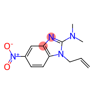1H-Benzimidazol-2-amine, N,N-dimethyl-5-nitro-1-(2-propenyl)-