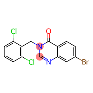 4(3H)-Quinazolinone, 7-bromo-3-[(2,6-dichlorophenyl)methyl]-
