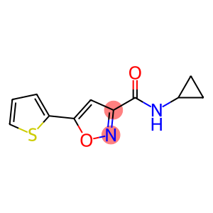 3-IsoxazolecarboxaMide, N-cyclopropyl-5-(2-thienyl)-