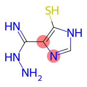 1H-Imidazole-4-carboximidic  acid,  5-mercapto-,  hydrazide