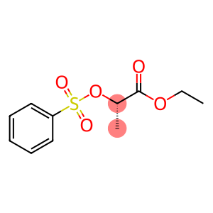 Propanoic acid, 2-[(phenylsulfonyl)oxy]-, ethyl ester, (2S)-