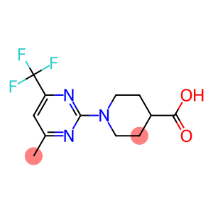 1-(4-METHYL-6-TRIFLUOROMETHYL-PYRIMIDIN-2-YL)-PIPERIDINE-4-CARBOXYLIC ACID