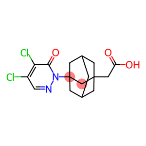 Tricyclo[3.3.1.13,7]decane-1-acetic acid, 3-(4,5-dichloro-6-oxo-1(6H)-pyridazinyl)-