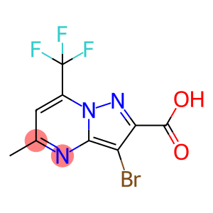 3-溴-5-甲基-7-(三氟甲基)吡唑并[1,5-A]嘧啶-2-羧酸