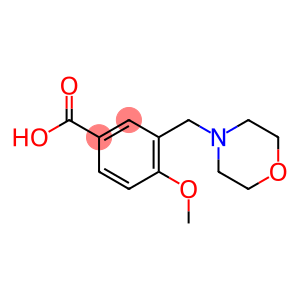 4-METHOXY-3-(MORPHOLIN-1YLMETHYL)BENZOIC ACID