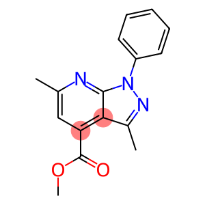 3,6-二甲基-1-苯基-1H-吡唑并[3,4-B]吡啶-4-羧酸甲酯