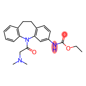 Carbamic acid, N-[5-[2-(dimethylamino)acetyl]-10,11-dihydro-5H-dibenz[b,f]azepin-3-yl]-, ethyl ester