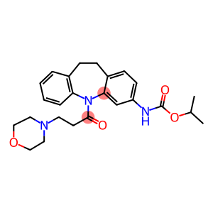 isopropyl 5-[3-(4-morpholinyl)propanoyl]-10,11-dihydro-5H-dibenzo[b,f]azepin-3-ylcarbamate