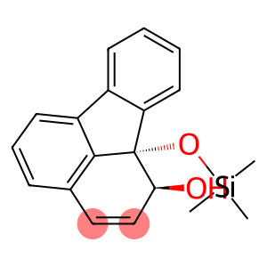 1-Fluoranthenol, 1,10b-dihydro-10b-((trimethylsilyl)oxy)-, trans-