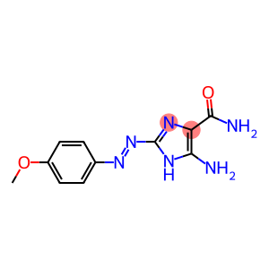 1H-Imidazole-4-carboxamide,5-amino-2-[2-(4-methoxyphenyl)diazenyl]-