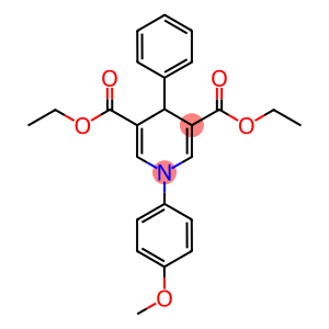 diethyl 1-(4-methoxyphenyl)-4-phenyl-1,4-dihydro-3,5-pyridinedicarboxylate